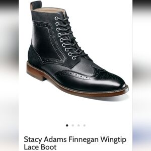 NWOB Men's Stacy Adams Wingtip Boots